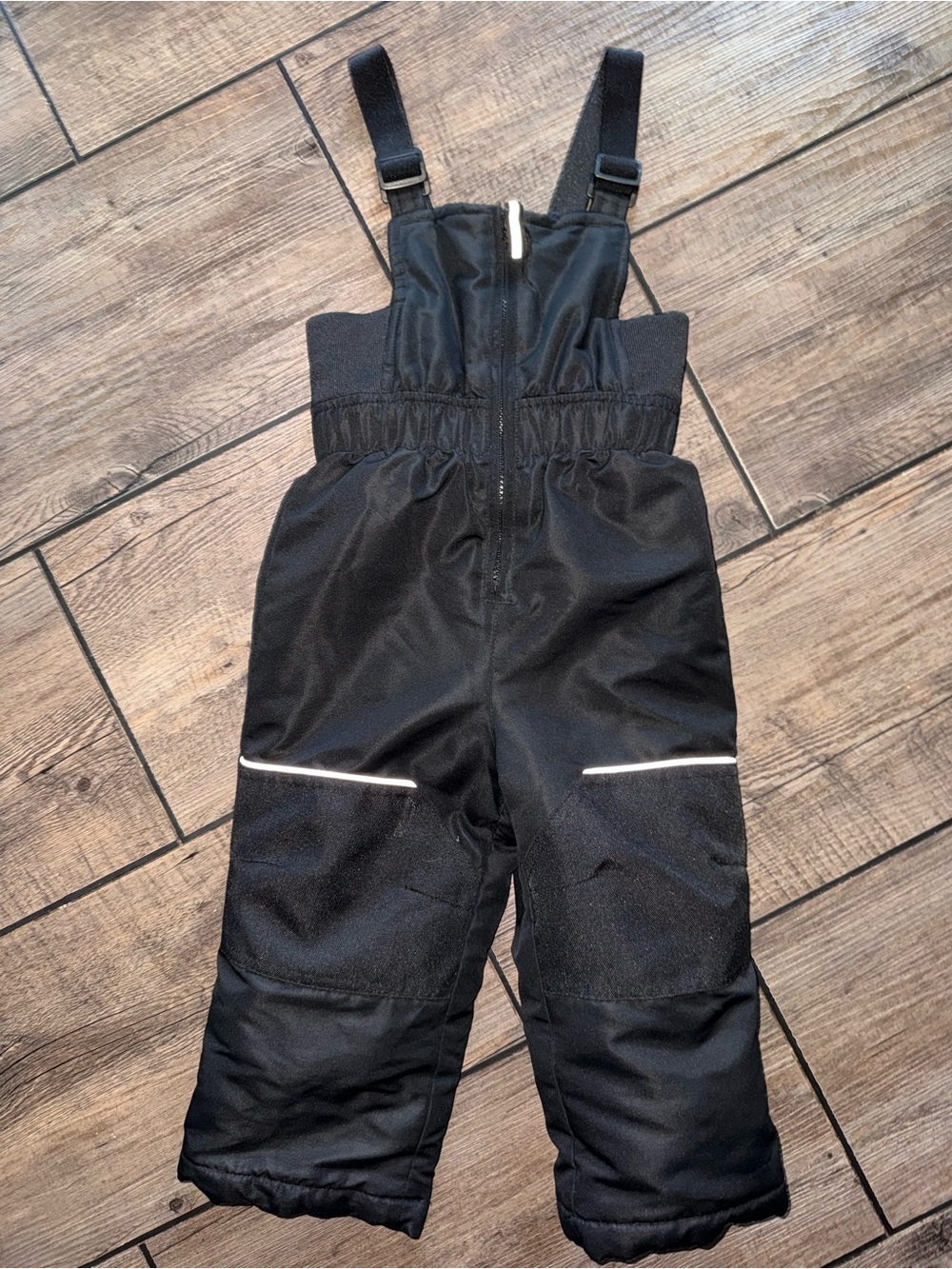 Swiss Tech Black Snow Bib Overalls Ski Pants Toddler Size 2T Refined Fill